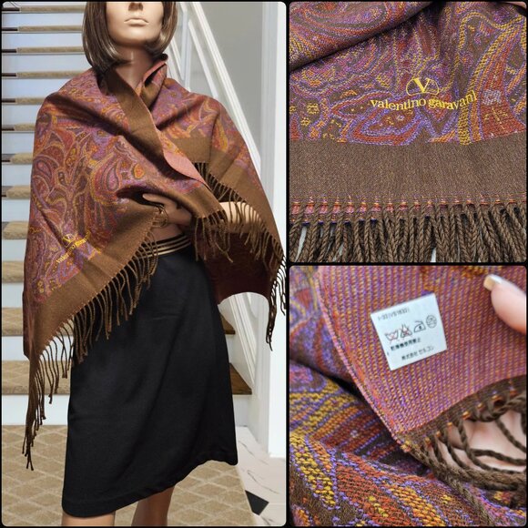 Valentino Garavani Pashmina Shawl - Picture 5 of 17